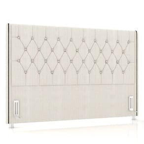 Cabeceira Cama Box Casal Queen 160cm Florenza P02 Linho Creme - Mpozenato