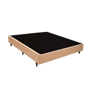 Cama Box viúva 128 Bege Sintetico - Santo Box