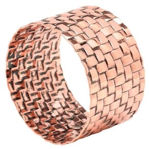 Anel De Guardanapo India Bronze - Mimo Style
