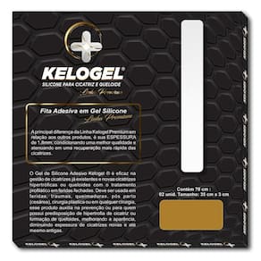 Kit 20 - 2 Fitas De Silicone De 70Cm Kelogel Premium 1.8Mm