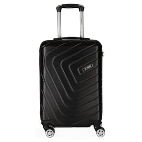 Mala de Bordo Pequena para Viagem em Abs Yins Ys21158 Cadeado Integrado Rodas Duplas Giro 360º Preto