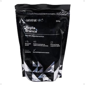 Argila Branca Natural Labotrat Pro 500g