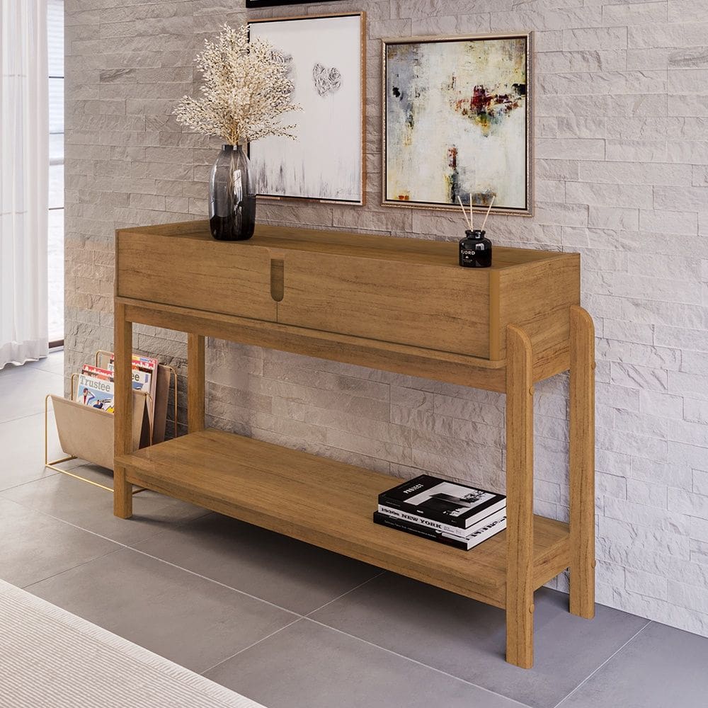 Aparador 02 Gavetas Lizz Cedro Casa D