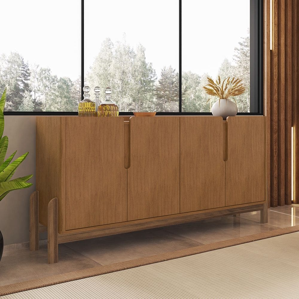 Buffet 04 Portas Lizz 170 cm Cedro Casa D