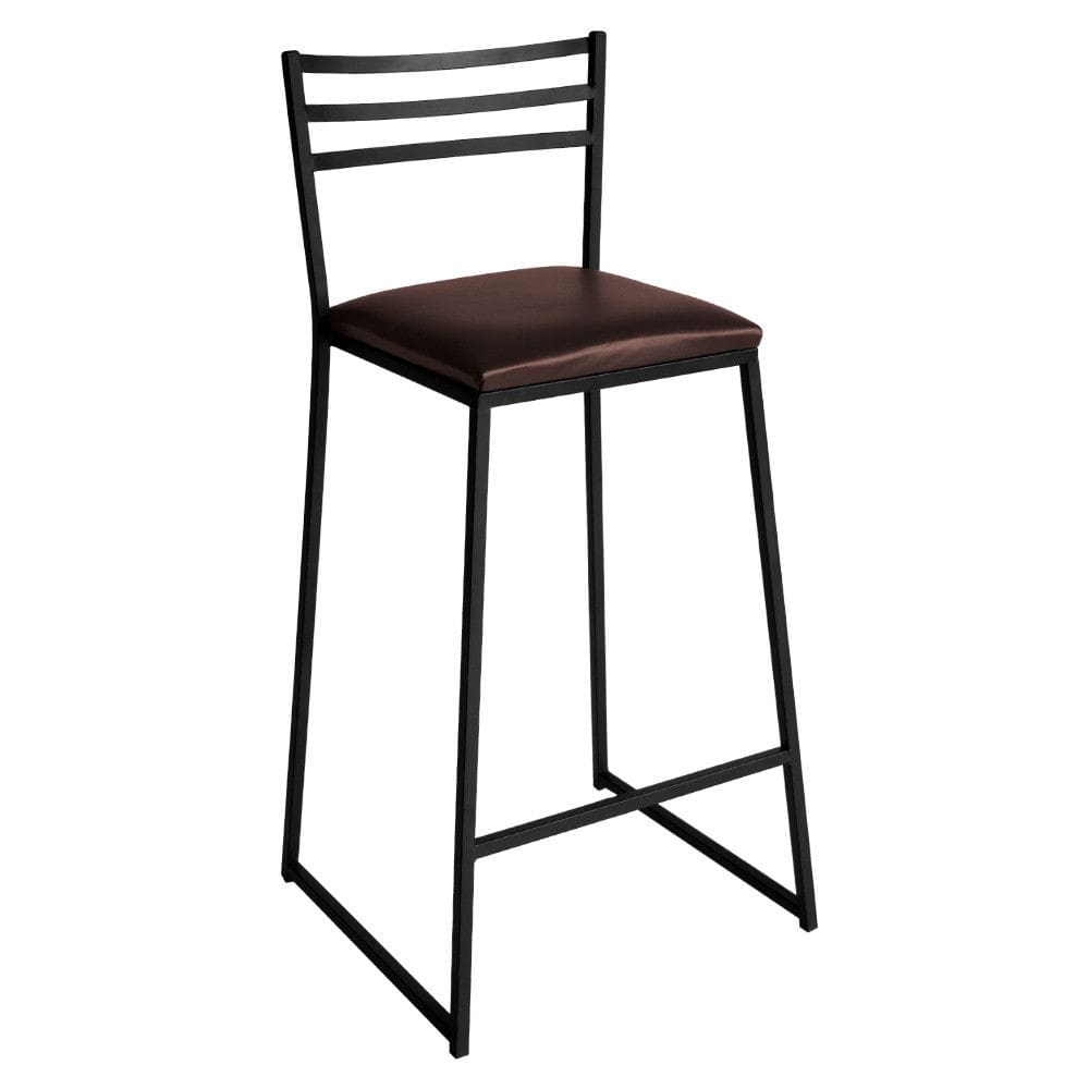 Banqueta Alta Lisboa em Aço Carbono