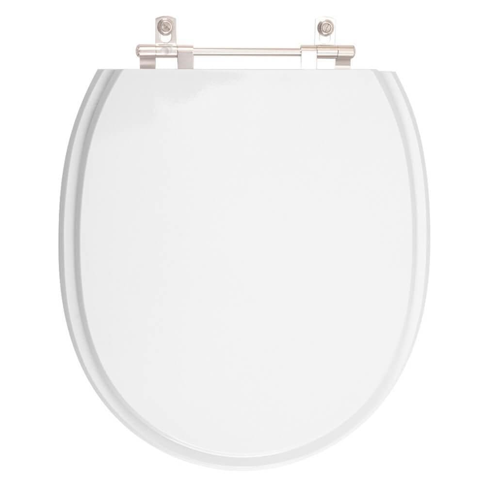 Assento Sanitário Poliéster Ascot Branco para vaso Ideal Standard