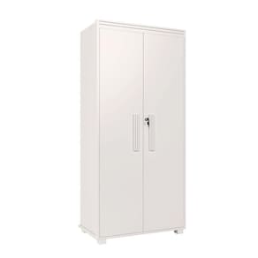 Armário Para Lavanderia 2 Portas Branco Plaka Jm Móveis