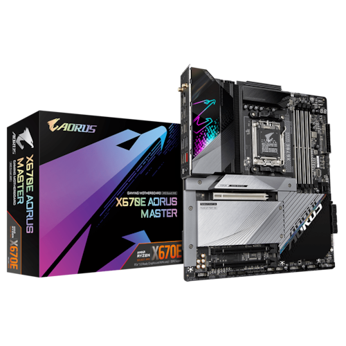 Imagem do produto Placa Mãe Gigabyte para AMD AM5 X670E Aorus Xtreme Wifi 4XDDR5 E-ATX em Casas Bahia