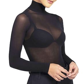 Blusa Segunda Pele Gola Alta Manga Longa Fio 40 Tamanho Único 38-44