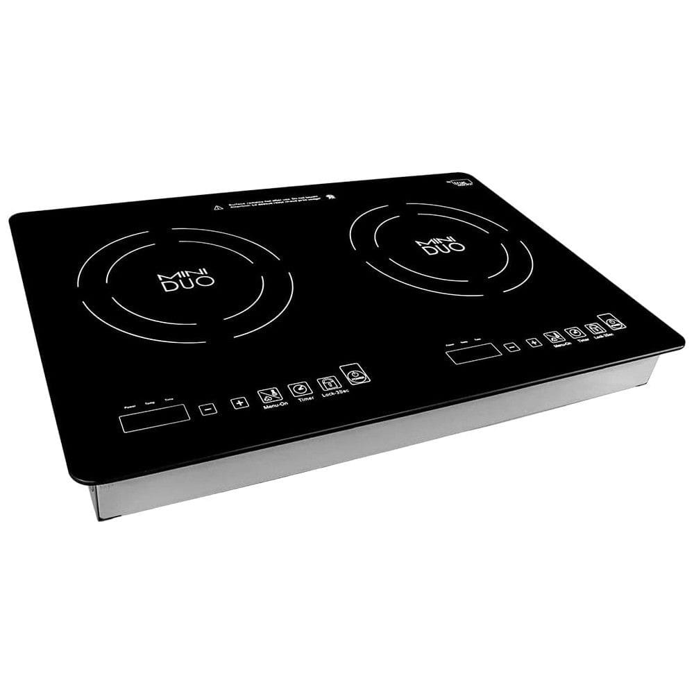 Cooktop de Indução Portátil 2 Queimadores, 1800W, 110v, TRUE INDUCTION MD 2B, Preto