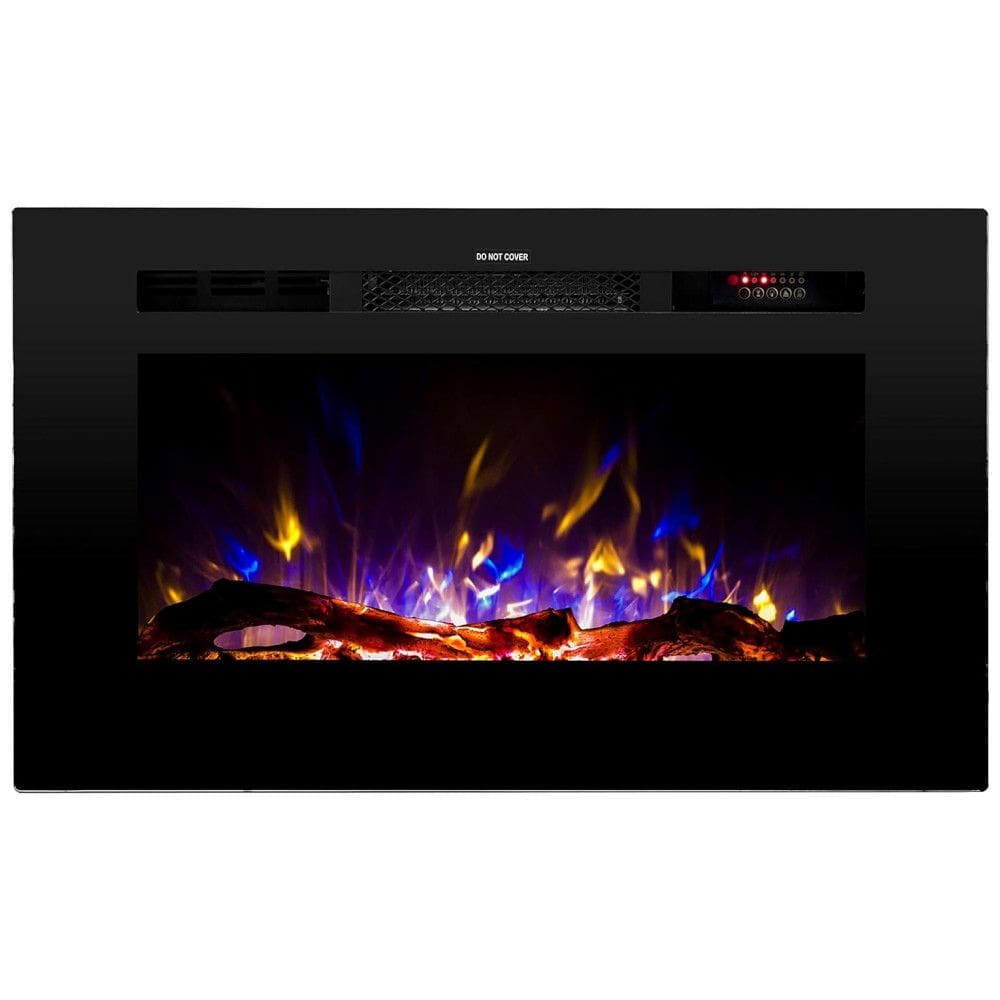 Lareira Elétrica Touchstone 80028, 2 Configurações, Controle Remoto, Preto 110V