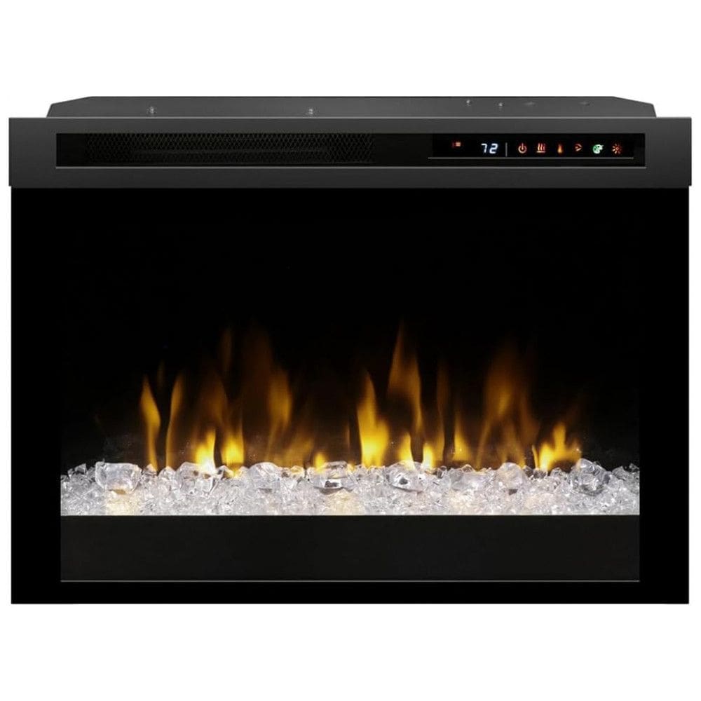 Lareira Elétrica de Embutir A58x83L com Controle Remoto e Acrílico Ember, 110V, Dimplex XHD33G, Preta