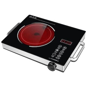 Cooktop de Indução Elétrico Portátil com Painel Digital, Bivolt 3500W, Bivolt,  Wgwioo, Preto