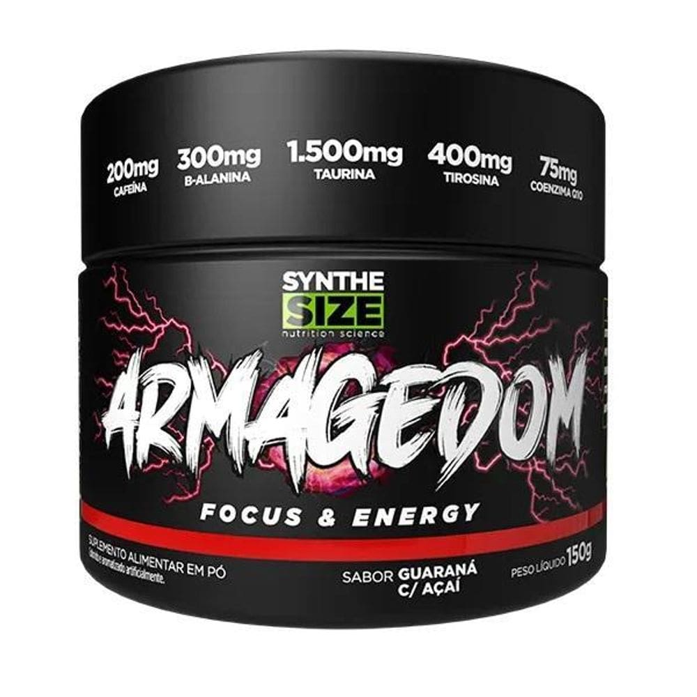 Pre Treino Armagedom Synthesize 150G Açaí Com Guaraná