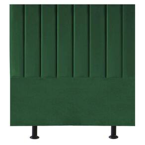 Cabeceira De Cama Solteiro Box 100 Cm Taís Suede verde