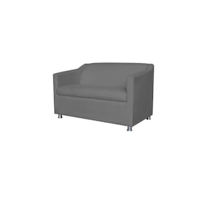 Namoradeira Tilla Suede Cinza - Montanaris Decor