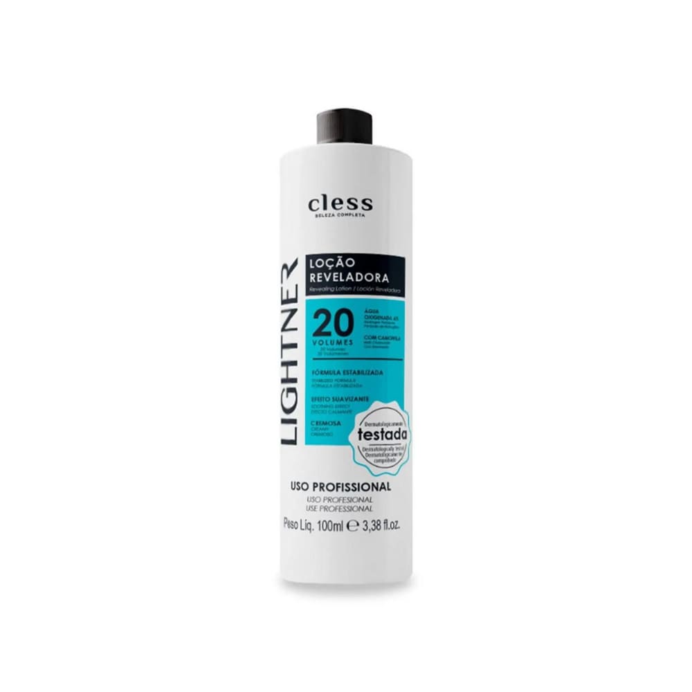 Kit Agua Oxigenada Lightner 20 Volumes - 100Ml - 6 Unidades