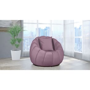Poltrona Decorativa Concha Almofada Veludo Rose - Londrilar