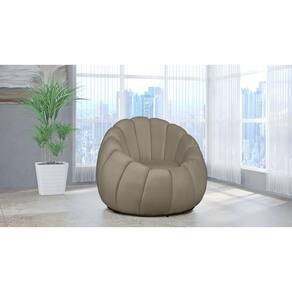 Poltrona Decorativa Concha Veludo Bege - Londrilar
