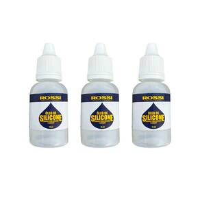 Kit 3un Óleo de Silicone Rossi Lubrificante 15ml
