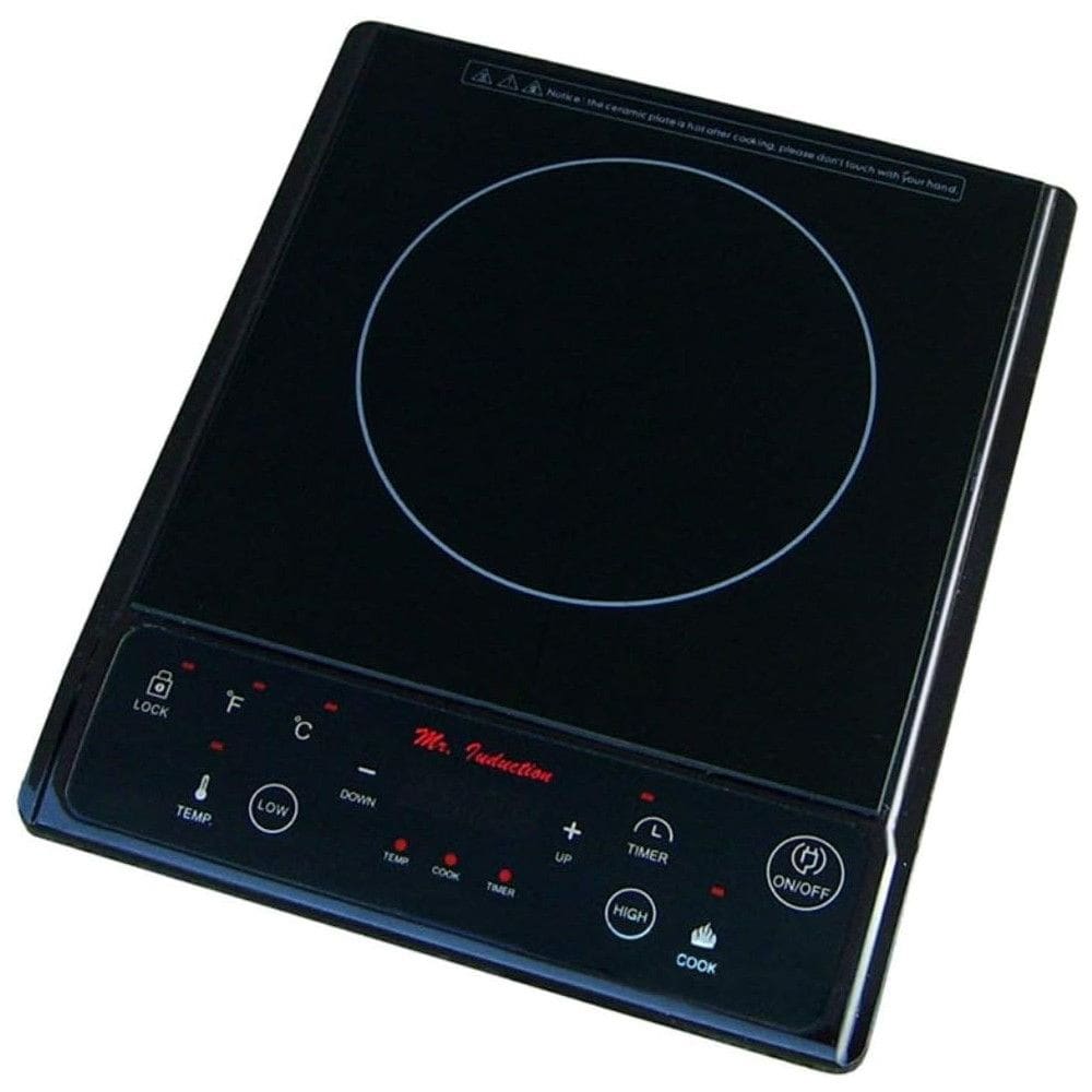 Cooktop de Indução Portátil STP com 1 Queimador e 13 Níveis de Temperatura, 110v, SPT 1222 SR 964TB, Preto