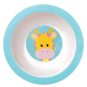 Pratinho Bowl Infantil Bebê Animal Fun Girafa +6 Meses Capacidade 350ml Buba