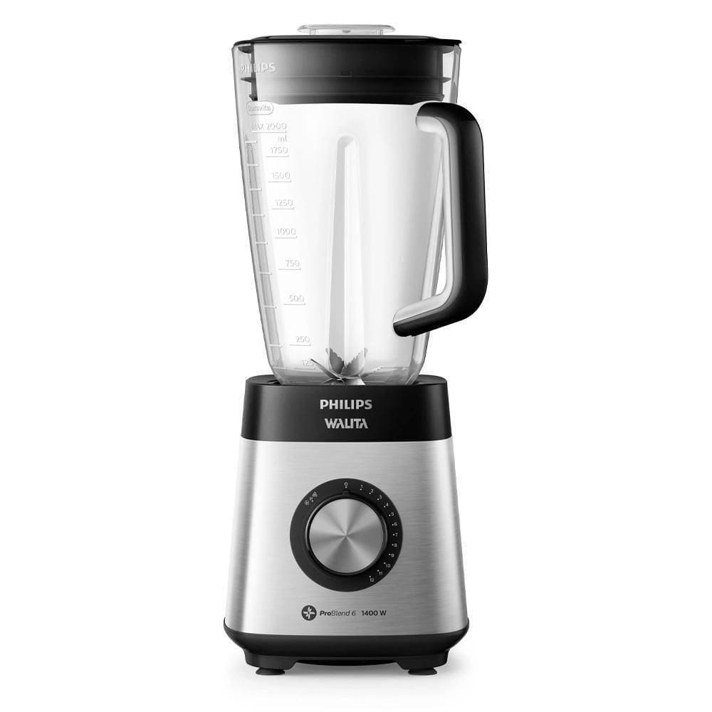 Liquidificador Philips Walita Inox 1400W com 12 Velocidades 127V RI2244