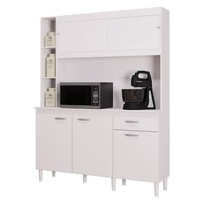 Cozinha Ambiente Kit Duda 140 Cm Branco - Poquema