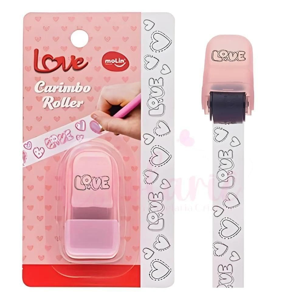 Carimbo Roller Love Molin Coração