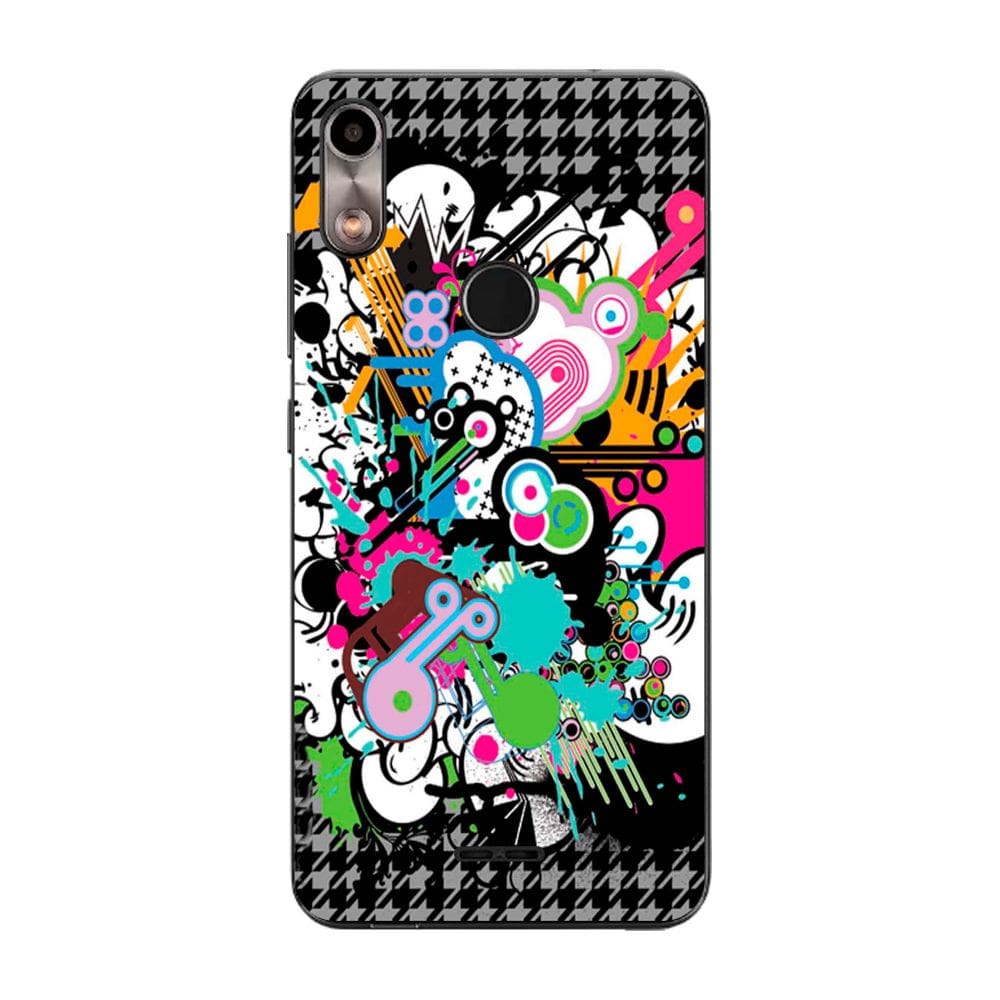 Capa Adesivo Skin022 Verso Para Multilaser F 3G (2019)