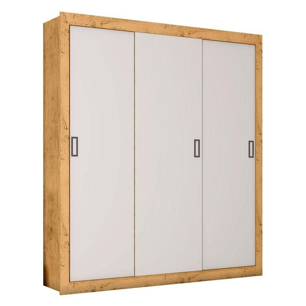 Guarda Roupa Casal Cor2303044 Freijó Baunilha Flex - Araplac