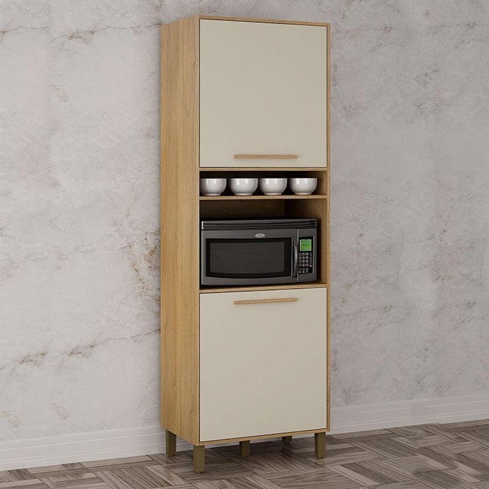 Paneleiro Torre Quente Ambiente Salvador Cinamomo Off White - Valdemóveis