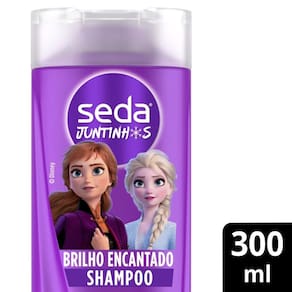 Shampoo Seda Infantil Frozen Juntinhos Brilho Encantado 300ml