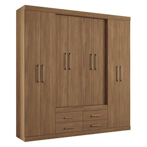 Guarda Roupa Casal Nápoles 8.4 8 Portas 4 Gavetas - Santos Andirá