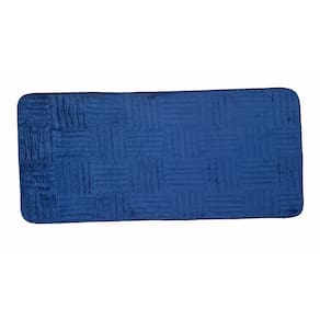 Tapete Passadeira Antiderrapante Com Felpa Macio 45cm X 1,0m