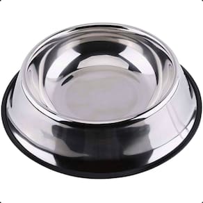 Comedouro Tigela Pote Inox Para Cão Gato Pets 300ml 18 Cm P
