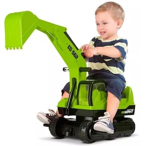 Trator Escavadeira Infantil Gigante Escavator - Roma Verde