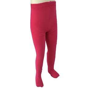 Meia Calça Infantil fem Lupo fio 80 Pink