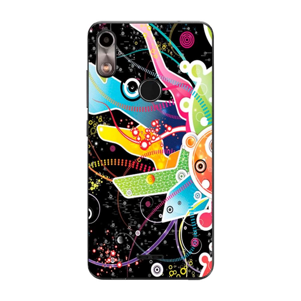 Capa Adesivo Skin058 Verso Para Multilaser F 3G (2019)