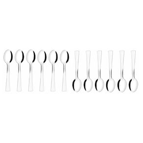 Colher de Sobremesa Aço Inox Talheres Restaurante Buffet 12un Toronto