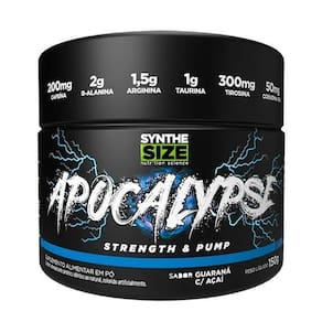 Pre Treino Apocalypse Synthesize Pote 150G Açaí Com Guaraná