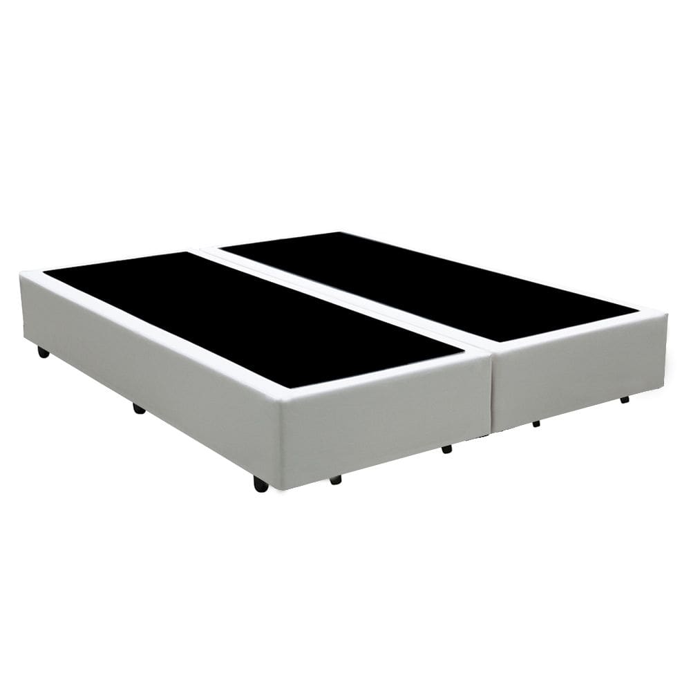 Base Box Casal Bipartido Santo Box Sintético 40x138x188