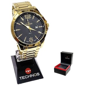 Relógio Technos Masculino Analógico Racer Dourado 2115MZV/1P
