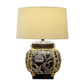 Abajur / Luminária De Mesa O`thentique Modelo Cesto De Flores