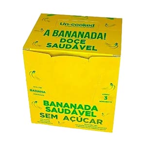 Bananada Sem Açúcar Uncooked Cx 28Un De 20G
