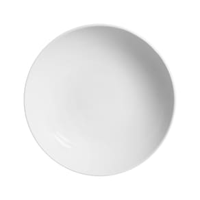 Conjunto com 6 Pratos Fundo Coup Branco Liso Ø25cm