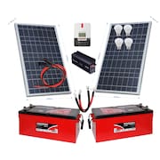 Kit Gerador de Energia Solar Off Grid 310Wp Com MPPT