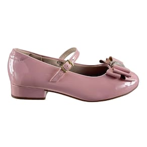 Sapatilha Molekinha Com Laço Verniz Presente Moda 2528115