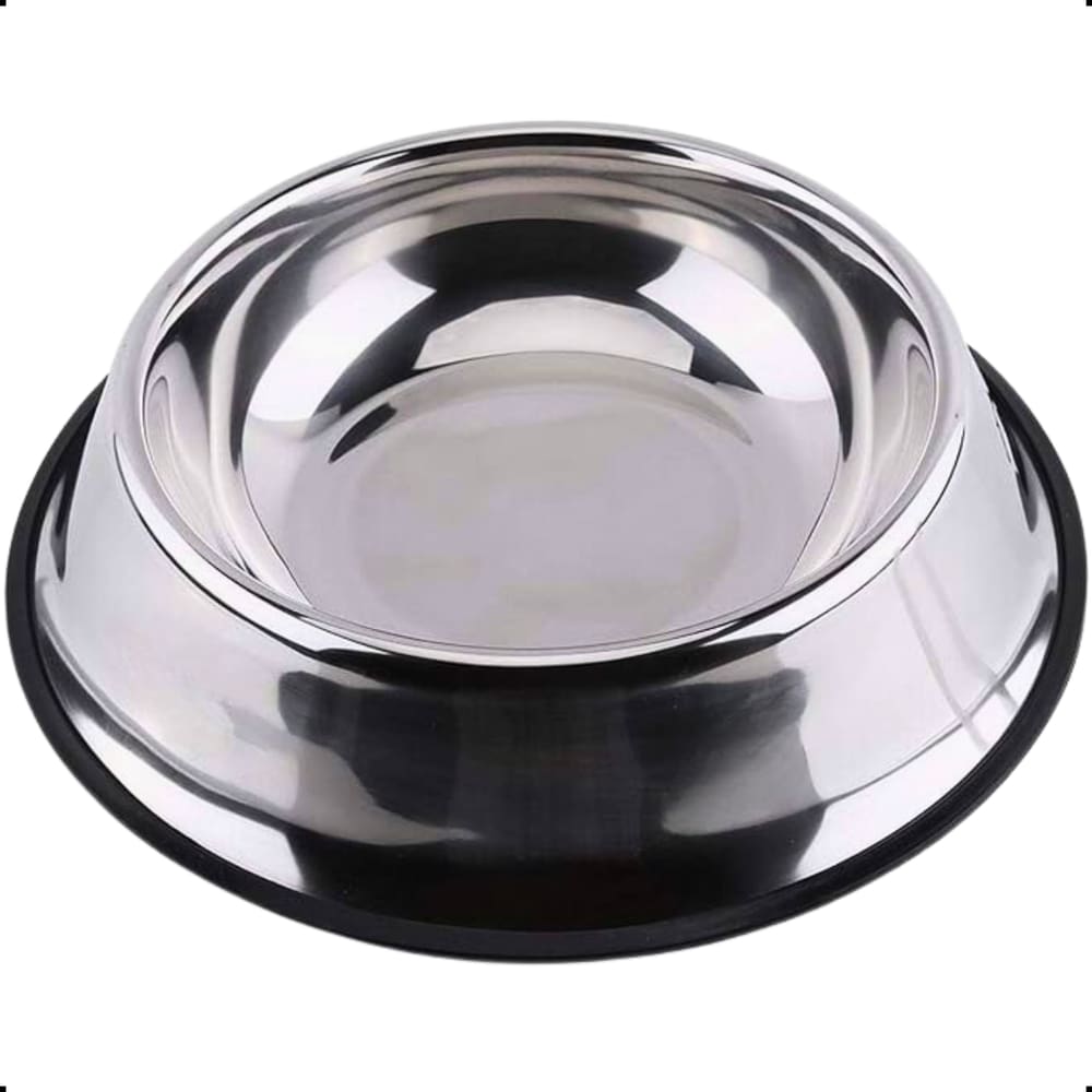 Comedouro Tigela Pote Inox Para Cachorro Cão 2,5L 38Cm XXXL
