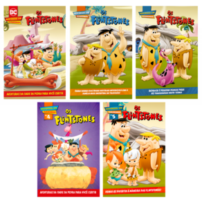Combo Quadrinhos Os Flintstones - Kit com 5 Quadrinhos